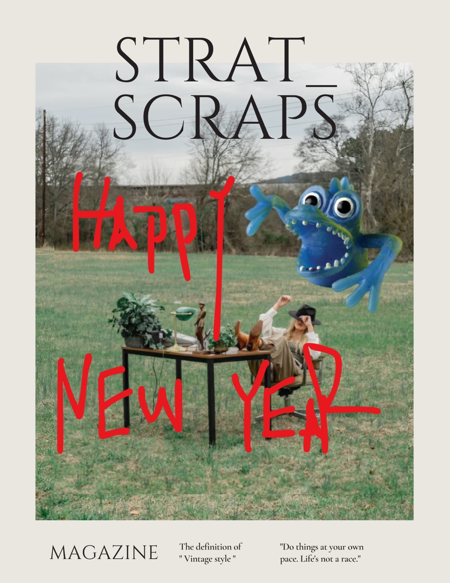 STRAT SCRAPS magazine front cover